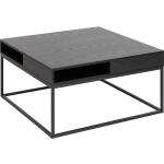 Svarta Kvadratiska soffbord från Skånska Möbelhuset i Metall 