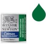 Winsor & Newton Cotman Akvarellfärg 312 Hookers Green Dark (halvkopp)