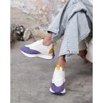 Streetwear Violetta Skinnsneakers i Mocka för Damer 