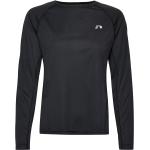 Women Core Running T-Shirt L/S Sport T-shirts & Tops Long-sleeved Black Newline