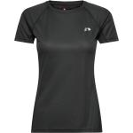 Women Core Running T-Shirt S/S Sport T-shirts & Tops Short-sleeved Black Newline