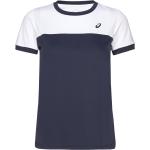 Vita Kortärmade Tränings t-shirts från Asics Court i Storlek XS för Damer 