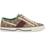 Beige Italienska skor från Gucci Tennis 1977 med Klackhöjd till 3cm för Damer 