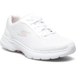 Womens Go Walk 6 - Iconic Vision Låga Sneakers White Skechers