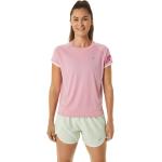 Apricot-färgade Kortärmade Tränings t-shirts från Asics Icon på rea för Damer 