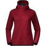 Röda Tränings hoodies från Bergans på rea i Fleece för Damer 
