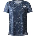 Blåa Kortärmade Tränings t-shirts från The North Face på rea för Damer 