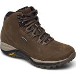 Women's Siren Traveller 3 Mid Wp - Brindle/Boulder Sport Sport Shoes Outdoor-hiking Shoes Brown Merrell