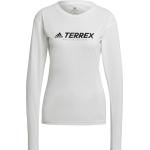Vita Långärmade Träningströjor från adidas Terrex på rea i Polyester för Damer 