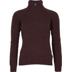 Melerade Plommonfärgade Långärmade Sweatshirts från Pinewood för Damer 