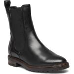 Svarta Chelsea-boots från Tamaris i storlek 36 med Klackhöjd till 3cm i Syntet för Damer 