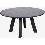 Svarta Runda matbord från Woood på rea med diameter 150cm i Ek 