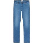 Regular Blåa Straight leg jeans från Wrangler Greensboro på rea i Denim för Herrar 