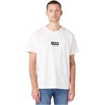Vita Kortärmade Kortärmade T-shirts från Wrangler på rea i Storlek XL i Syntet för Herrar 