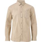 Beige Långärmade Långärmade skjortor från Wrangler på rea i Storlek S med Button down 