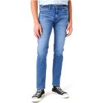 Blåa Slim fit jeans från Wrangler på rea för Herrar 