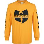 Wu-Tang Clan Långärmad tröja - Black Logo - M XXL - för Herr - gul