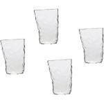 Vattenglas med hamrad finish från Seletti 4 delar i Glas 