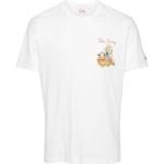 Ekologiska Vita Kortärmade Disney Kortärmade T-shirts från MC2 SAINT BARTH i Jerseytyg för Herrar 