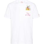 Vita Kortärmade Disney Kortärmade T-shirts från MC2 SAINT BARTH för Herrar 