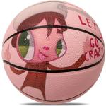 Rosa Basketbollar på rea i Läder för Flickor 