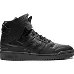 Svarta Höga sneakers från adidas Jeremy Scott med Snörning med rundad tå i Läder för Flickor 