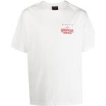 Vita Kortärmade Stranger Things Kortärmade T-shirts från Throwback på rea i Storlek S i Jerseytyg för Herrar 