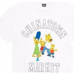 Vita Kortärmade The Simpsons Kortärmade T-shirts från Market i Storlek L för Herrar 