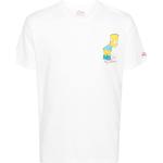 Vita Kortärmade The Simpsons Kortärmade T-shirts från MC2 SAINT BARTH för Herrar 