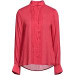 Röda Långärmade Långärmade skjortor från XACUS med Djur i Storlek XL i Viskos för Damer 