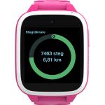Rosa Smartwatches på rea med GPS med Stegräknare för Barn 