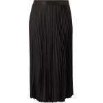 Vadlånga Svarta Plisserade kjolar från Y.A.S i Storlek XL i Satin för Damer 