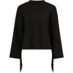 Svarta Pullovers med fransar från Y.A.S i Storlek XL i Viskos för Damer 