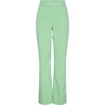 Gröna Utsvängda byxor från Y.A.S på rea i Storlek L i Polyester för Damer 