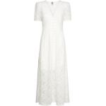 Knälånga Vita Knälånga klänningar från Y.A.S i Storlek S för Damer 