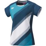 Blåa Kortärmade Tenniströjor från Yonex på rea i Storlek XS för Damer 