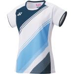 Vita Kortärmade Tenniströjor från Yonex på rea i Storlek XS i Polyester för Damer 