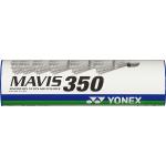 Yonex Mavis 350 6 Pcs Tube Badminton White Vit