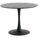 Svarta Runda matbord med diameter 100cm 