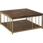 Guldiga Kvadratiska soffbord från Skånska Möbelhuset på rea 