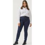 Blåa High waisted jeans från Zizzi i Storlek 5 XL i Denim för Damer 