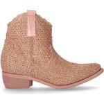 Rosa Ankle-boots från ZOE på rea med rundad tå i Läder för Damer 