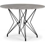 Gråa Runda matbord från Skånska Möbelhuset med diameter 105cm i Marmor 