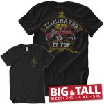 ZZ Top - Pinstripe Eliminator 83 Big & Tall T-Shirt, T-Shirt